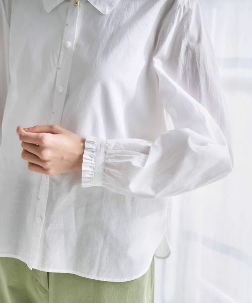 CARA O CRUZ / キャラ・オ・クルス シャツ・ブラウス | 丸襟ギャザースリーブシャツ【CoC by CARA O CRUZ】 | 詳細14