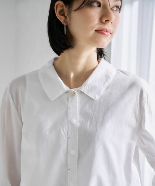 CARA O CRUZ / キャラ・オ・クルス シャツ・ブラウス | 丸襟ギャザースリーブシャツ【CoC by CARA O CRUZ】 | 詳細22
