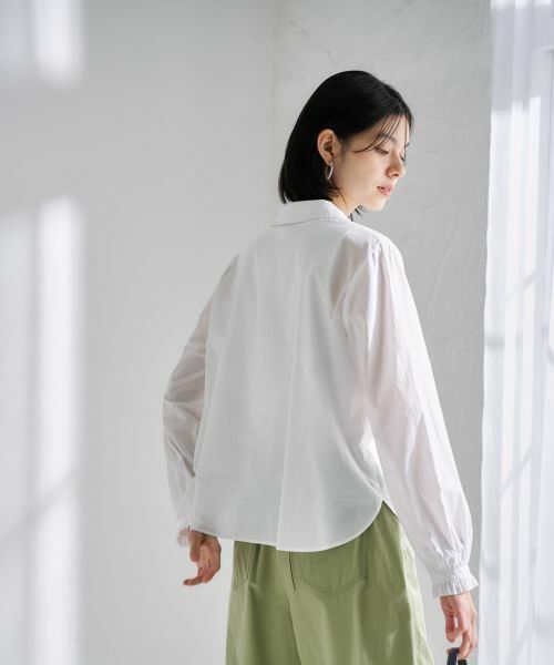 CARA O CRUZ / キャラ・オ・クルス シャツ・ブラウス | 丸襟ギャザースリーブシャツ【CoC by CARA O CRUZ】 | 詳細3