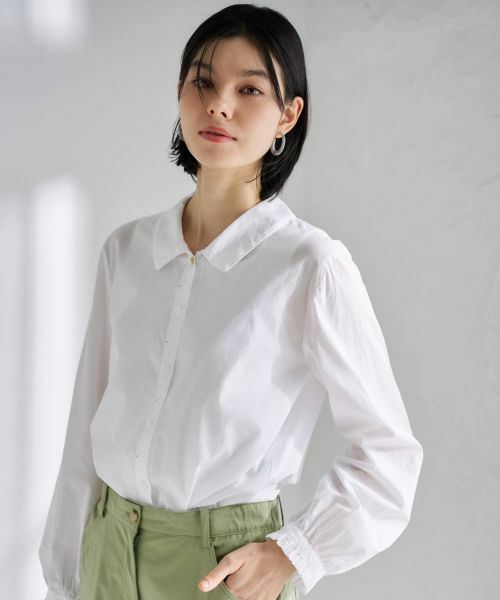 CARA O CRUZ / キャラ・オ・クルス シャツ・ブラウス | 丸襟ギャザースリーブシャツ【CoC by CARA O CRUZ】 | 詳細5
