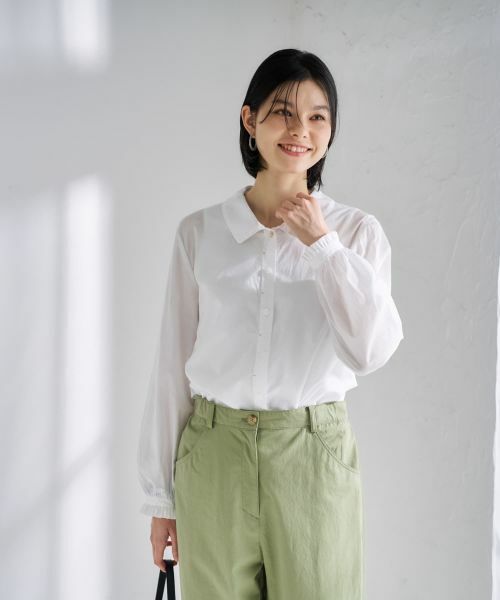 CARA O CRUZ / キャラ・オ・クルス シャツ・ブラウス | 丸襟ギャザースリーブシャツ【CoC by CARA O CRUZ】 | 詳細6
