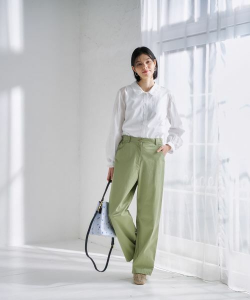 CARA O CRUZ / キャラ・オ・クルス シャツ・ブラウス | 丸襟ギャザースリーブシャツ【CoC by CARA O CRUZ】 | 詳細9