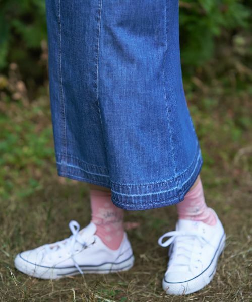 CARA O CRUZ / キャラ・オ・クルス ミニ・ひざ丈スカート | フレアデニムスカート【CoC by CARA O CRUZ】 | 詳細15