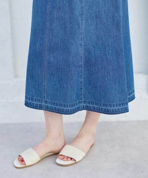 CARA O CRUZ / キャラ・オ・クルス ミニ・ひざ丈スカート | フレアデニムスカート【CoC by CARA O CRUZ】 | 詳細23
