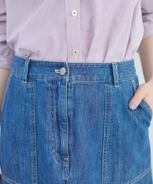 CARA O CRUZ / キャラ・オ・クルス ミニ・ひざ丈スカート | フレアデニムスカート【CoC by CARA O CRUZ】 | 詳細24