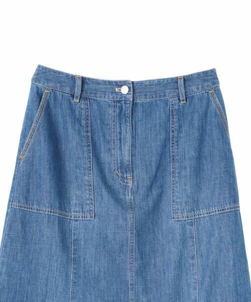 CARA O CRUZ / キャラ・オ・クルス ミニ・ひざ丈スカート | フレアデニムスカート【CoC by CARA O CRUZ】 | 詳細30