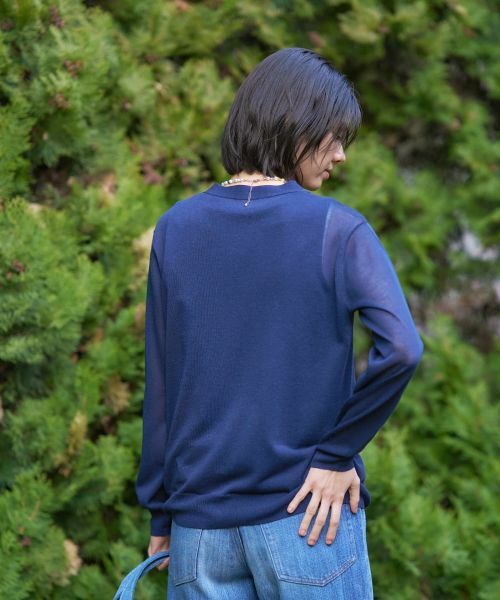 CARA O CRUZ / キャラ・オ・クルス カーディガン・ボレロ | フローラル刺繍Vネックカーディガン【CoC by CARA O CRUZ】 | 詳細7