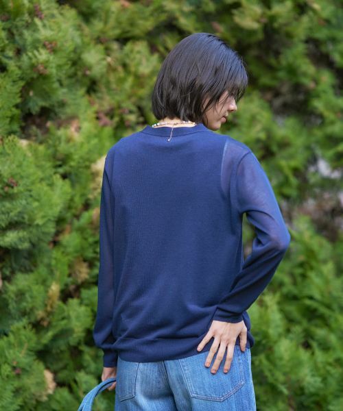 CARA O CRUZ / キャラ・オ・クルス カーディガン・ボレロ | フローラル刺繍Vネックカーディガン【CoC by CARA O CRUZ】 | 詳細4