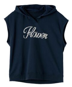 CARA O CRUZ / キャラ・オ・クルス テーラードジャケット | ロゴ刺繍フード付きベスト