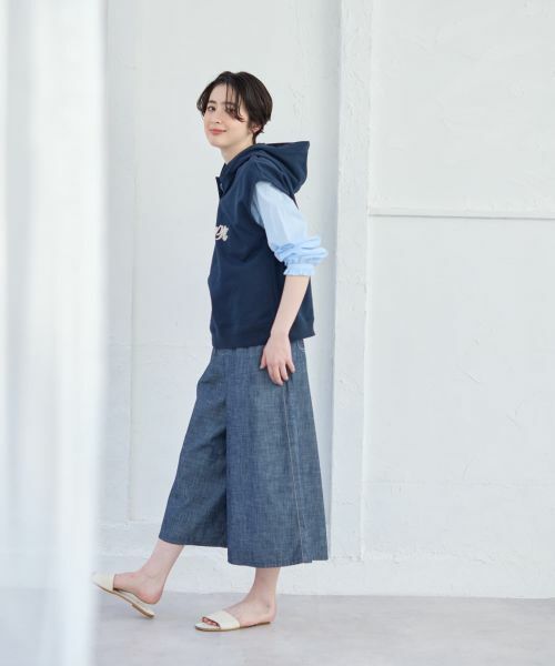 CARA O CRUZ / キャラ・オ・クルス テーラードジャケット | ロゴ刺繍フード付きベスト | 詳細7