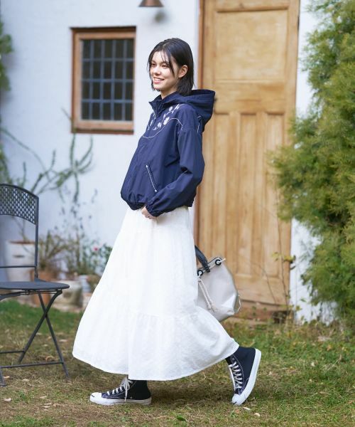 CARA O CRUZ / キャラ・オ・クルス その他アウター | 花刺繍ショート丈ブルゾン | 詳細10