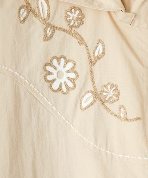 CARA O CRUZ / キャラ・オ・クルス その他アウター | 花刺繍ショート丈ブルゾン | 詳細24