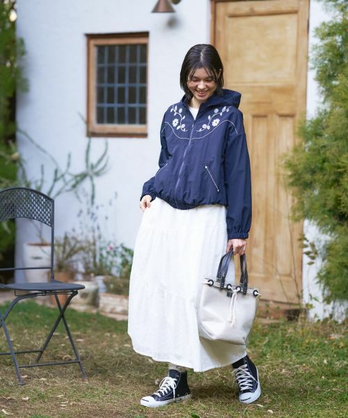 CARA O CRUZ / キャラ・オ・クルス その他アウター | 花刺繍ショート丈ブルゾン | 詳細25