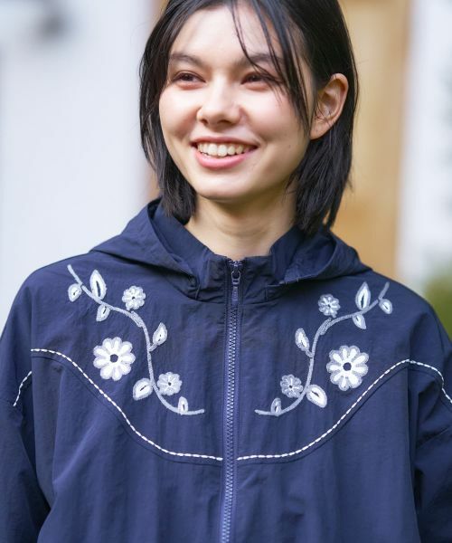 CARA O CRUZ / キャラ・オ・クルス その他アウター | 花刺繍ショート丈ブルゾン | 詳細30
