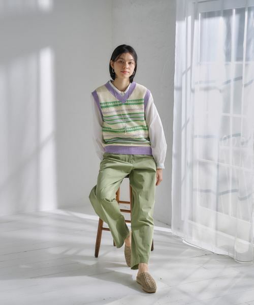 CARA O CRUZ / キャラ・オ・クルス その他パンツ | ワイドチノパンツ | 詳細23