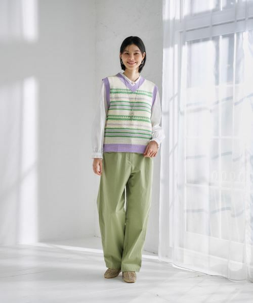 CARA O CRUZ / キャラ・オ・クルス その他パンツ | ワイドチノパンツ | 詳細26