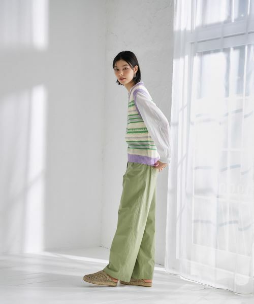 CARA O CRUZ / キャラ・オ・クルス その他パンツ | ワイドチノパンツ | 詳細28