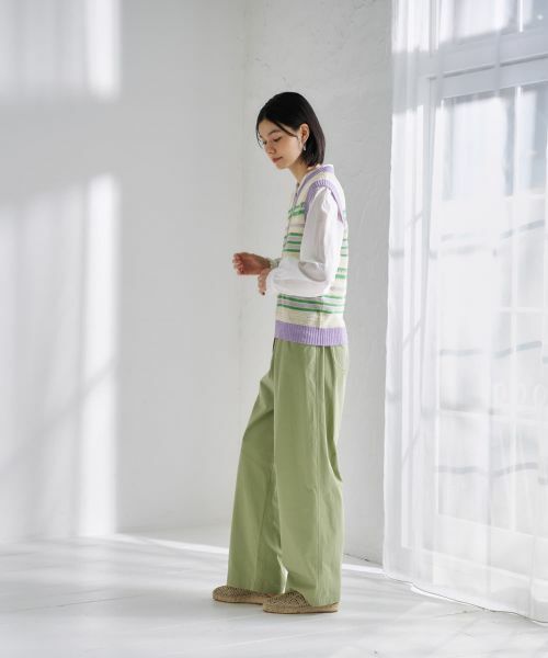 CARA O CRUZ / キャラ・オ・クルス その他パンツ | ワイドチノパンツ | 詳細29