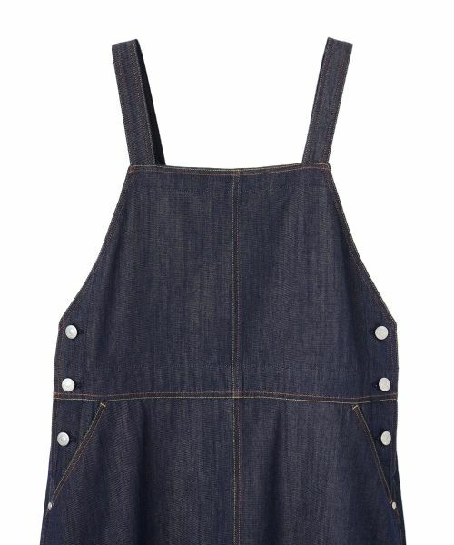 CARA O CRUZ / キャラ・オ・クルス ロング・マキシ丈ワンピース | デニムジャンパースカート | 詳細2