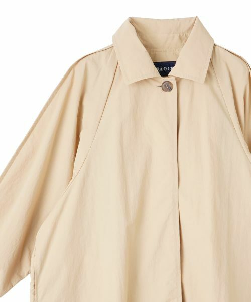 CARA O CRUZ / キャラ・オ・クルス その他アウター | 【撥水・UVカット】フーデッドロングコート | 詳細29