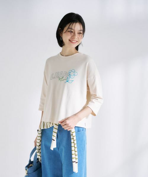 CARA O CRUZ / キャラ・オ・クルス スウェット | プリント七分袖トレーナー | 詳細1