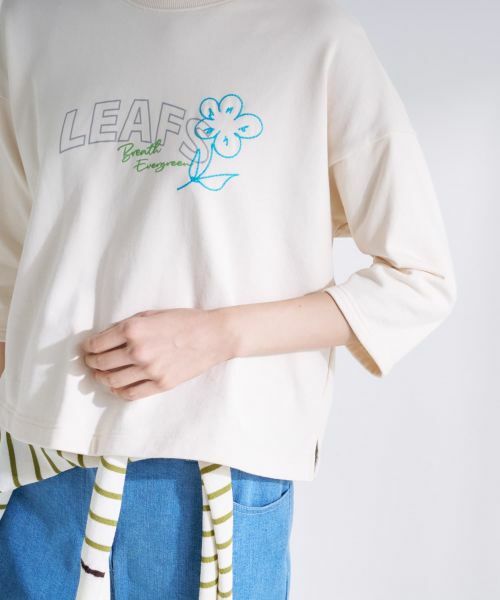 CARA O CRUZ / キャラ・オ・クルス スウェット | プリント七分袖トレーナー | 詳細15