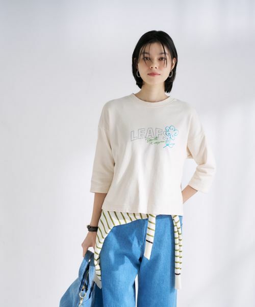 CARA O CRUZ / キャラ・オ・クルス スウェット | プリント七分袖トレーナー | 詳細2