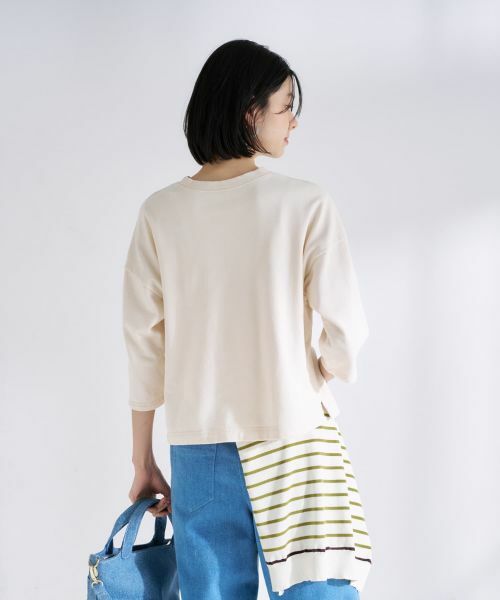 CARA O CRUZ / キャラ・オ・クルス スウェット | プリント七分袖トレーナー | 詳細5