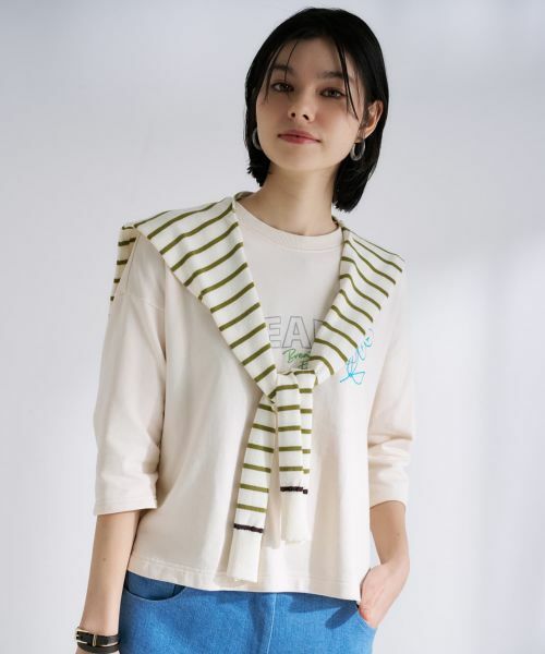 CARA O CRUZ / キャラ・オ・クルス スウェット | プリント七分袖トレーナー | 詳細8