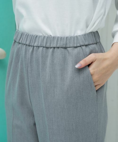 CARA O CRUZ / キャラ・オ・クルス その他パンツ | 【ストレッチ 洗える】センタープレスパンツ | 詳細30