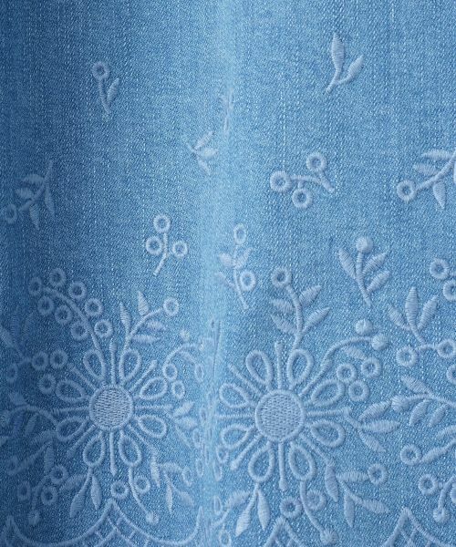 CARA O CRUZ / キャラ・オ・クルス デニムパンツ | 裾スカラップクロップドデニム | 詳細16