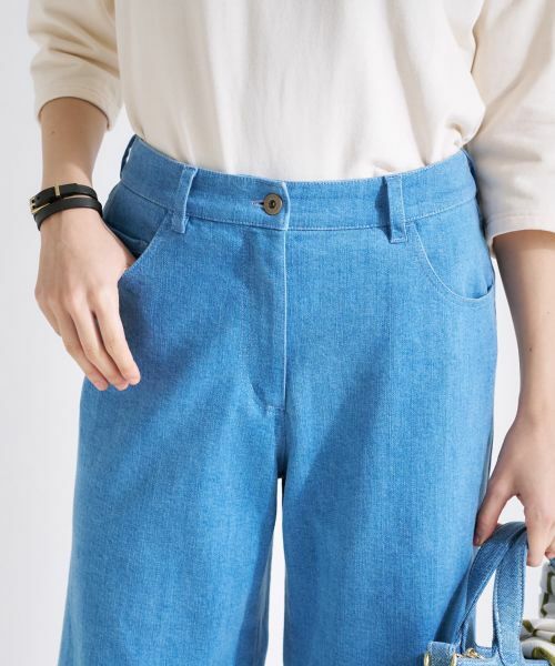 CARA O CRUZ / キャラ・オ・クルス デニムパンツ | 裾スカラップクロップドデニム | 詳細9