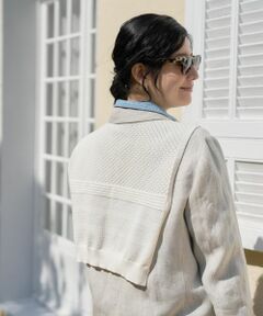 CARA O CRUZ / キャラ・オ・クルス その他小物 | 肩掛けカーデ風 透かし編み変形ストール