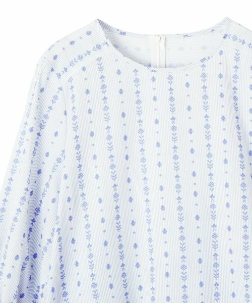 CARA O CRUZ / キャラ・オ・クルス シャツ・ブラウス | 洗える 切替幾何学柄ブラウス【DEVEAUX】 | 詳細18