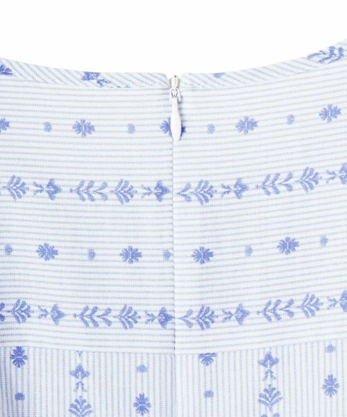 CARA O CRUZ / キャラ・オ・クルス シャツ・ブラウス | 洗える 切替幾何学柄ブラウス【DEVEAUX】 | 詳細19