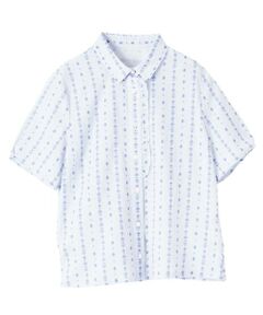 CARA O CRUZ / キャラ・オ・クルス シャツ・ブラウス | 幾何学柄フリルシャツ【DEVEAUX】