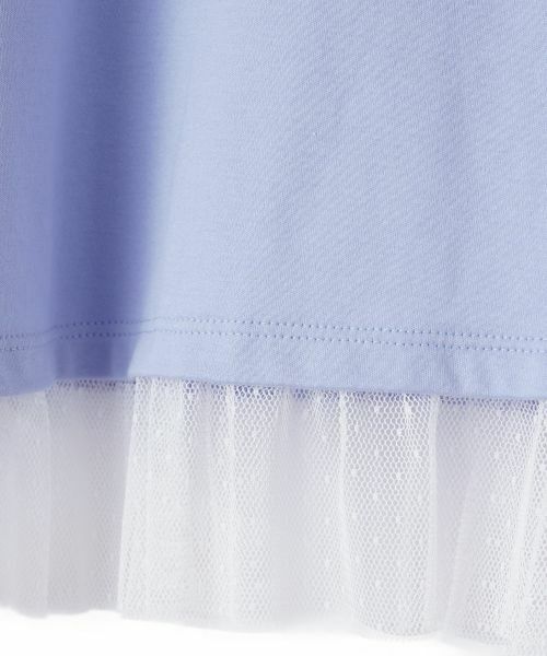 CARA O CRUZ / キャラ・オ・クルス カットソー | 裾チュールクルーネックカットソー | 詳細4