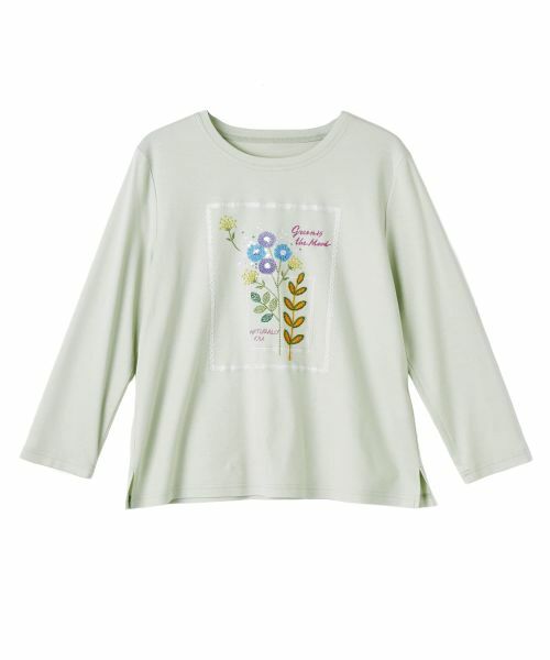 CARA O CRUZ / キャラ・オ・クルス カットソー | フラワー刺繍デザインカットソー | 詳細27