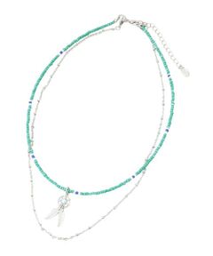 CARA O CRUZ / キャラ・オ・クルス ネックレス・ペンダント・チョーカー | フェザーモチーフ二連ネックレス