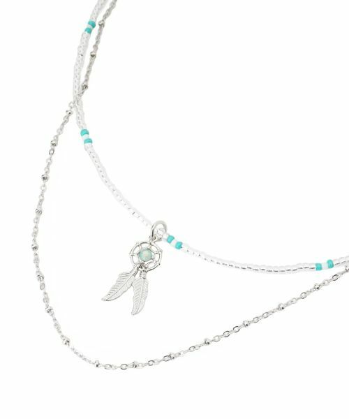 CARA O CRUZ / キャラ・オ・クルス ネックレス・ペンダント・チョーカー | フェザーモチーフ二連ネックレス | 詳細7