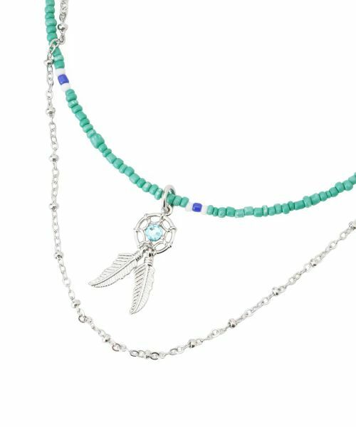 CARA O CRUZ / キャラ・オ・クルス ネックレス・ペンダント・チョーカー | フェザーモチーフ二連ネックレス | 詳細8