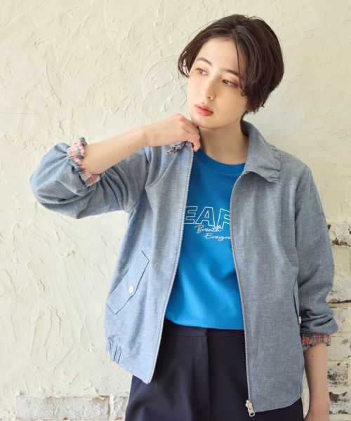 CARA O CRUZ / キャラ・オ・クルス その他アウター | リバーシブルジップジャケット | 詳細9