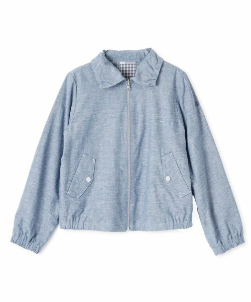 CARA O CRUZ / キャラ・オ・クルス その他アウター | リバーシブルジップジャケット（ロイヤルブルー）