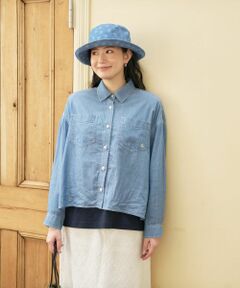 CARA O CRUZ / キャラ・オ・クルス シャツ・ブラウス | 洗えるウルトラライトオンデニムシャツ