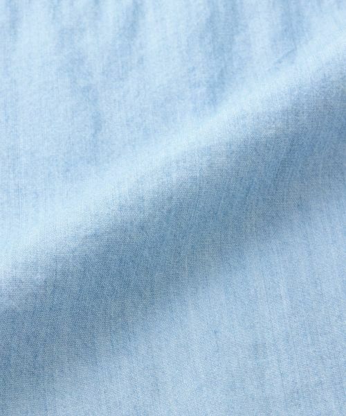 CARA O CRUZ / キャラ・オ・クルス シャツ・ブラウス | 洗える チュニックのウルトラライトオンデニムシャツ | 詳細22