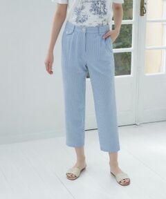 CARA O CRUZ / キャラ・オ・クルス その他パンツ | 洗える シアサッカーパンツ