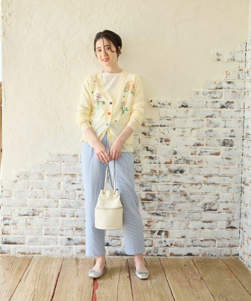 CARA O CRUZ / キャラ・オ・クルス その他パンツ | 洗える シアサッカーパンツ | 詳細7