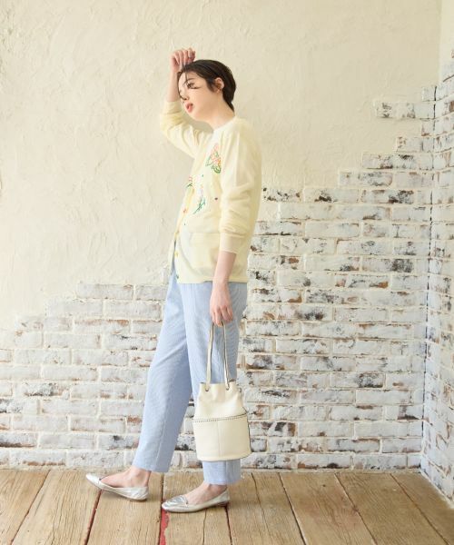 CARA O CRUZ / キャラ・オ・クルス その他パンツ | 洗える シアサッカーパンツ | 詳細8