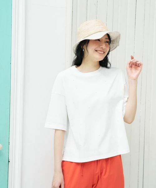 CARA O CRUZ / キャラ・オ・クルス カットソー | 洗える ホットフィットTシャツ | 詳細1