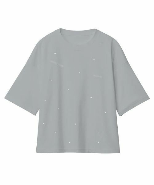 CARA O CRUZ / キャラ・オ・クルス カットソー | 洗える ホットフィットTシャツ（アッシュグレー）